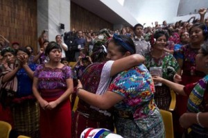 Los indígenas guatemaltecos dijeron que se hizo justicia. (Foto: BBC)