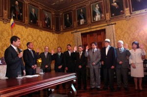 Rafael Correa renovó parte de su Gabinete ministerial (Foto: EFE)