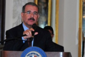 El Presidente Danilo Medina