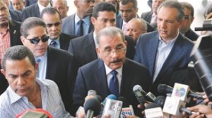 El presidente Danilo Medina aseguró que quiere evitar que se desacelere la economía. Wilson Aracena
