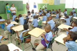 Entrenamiento: El equipo en una de las escuelas. (Fuente externa) 