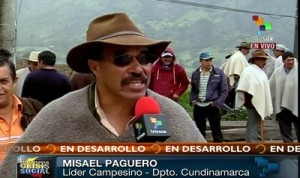 Líderes campesinos exigen les sea respetados sus derechos. (foto: teleSUR)