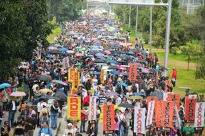 La huelga indefinida mantiene semiparalizada a Colombia de norte a sur (Foto: Archivo)