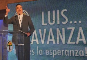 Dirigente. El aspirante presidencial del PRD, Luis Abinader.