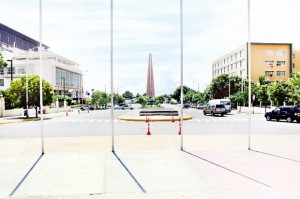 La avenida Enrique Jiménez Moya estuvo desde ayer despejada. 