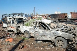 El atentado dejó al menos 37 muertos en Hama. (Foto: SANA)