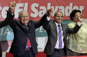 Salvador Sánchez Céren y Óscar Ortiz, presidente y vicepresidente electos 