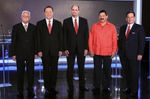 Candidatos presidenciales panameños celebraron su primer debate de campaña