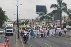 Habitantes de Tamaulipas salieron a las calles para exigir seguridad. 