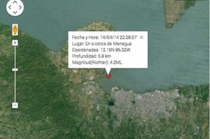 Sismo se sintió con mucha fuerza en Managua y en el departamento de Granada.