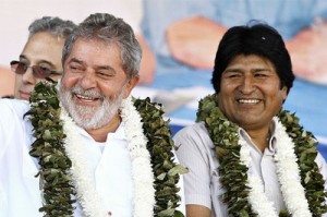 El expresidente brasileño fue invitado por el Mandatario boliviano al evento 