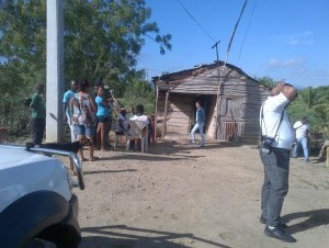 Lugar donde vivía uno de los muertos.