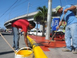 Los lugares ocupados por los buhoneros fueron limpiados.