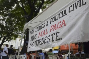 Policía civil de Brasil estará de brazos caídos, este miércoles.