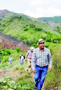 Bautista Rojas recorre la zona.