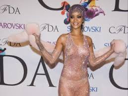 Rihanna attends the 2014 Council of Designer of America Awards (CFDA)at Alice Tully Hall at the Lincoln Center June 2, 2014 in New York City. AFP