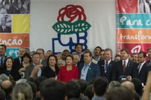 La presidenta Dilma Rousseff participa en la Convención Nacional del Partido Democrático del Trabajo (PDT)