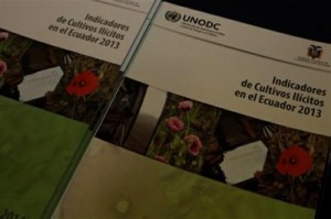 Desde el año 2006, Ecuador forma parte del Programa Global de Monitoreo de Cultivos Ilícitos.