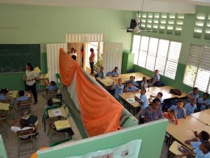 La Escuela Club Juventud en Desarrollo, del sector La Agustina, labora en tres tandas. 