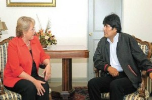 el Gobierno del presidente boliviano, Evo Morales, demandó a Chile ante la CIJ, con el fin de que ese tribunal obligara a las autoridades chilenas a negociar un acceso soberano al mar. 