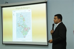 Presentación del mapa de riesgo en el país.