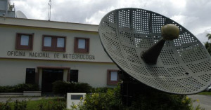 Fachada de la Oficina Nacional de Meteorología (Onamet).