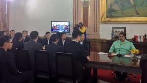 El Gobierno venezolano firmó acto de compromisos con una delegación china que se encuentra en Venezuela. (Foto: Prensa Presidencial)