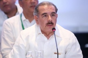 El presidente Danilo Medina durante su discurso en la XXIV Cumbre Iberoamericana de Jefes de Estado y de Gobierno, celebrada en México. (Servicios DICOM) 