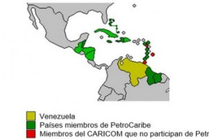  Países que integran el acuerdo de Petrocaribe