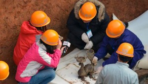 El equipo de arqueólogos encontró objetos de bronce y joyas en buen estado de conservación | Foto: CCTV