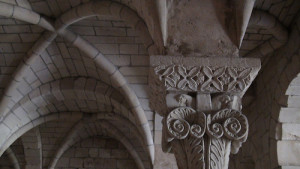 Detalle capitel columna sala capitular